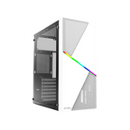 Gabinete Acteck Draco GM450 Media Torre ATX 500W Cristal Blanco — Modelo AC-935722