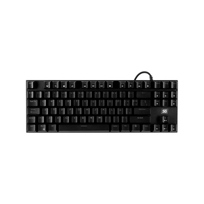Teclado Vorago Start The Game Mecanico TKL RGB Rainbow con Switch Negro (KB-600)
