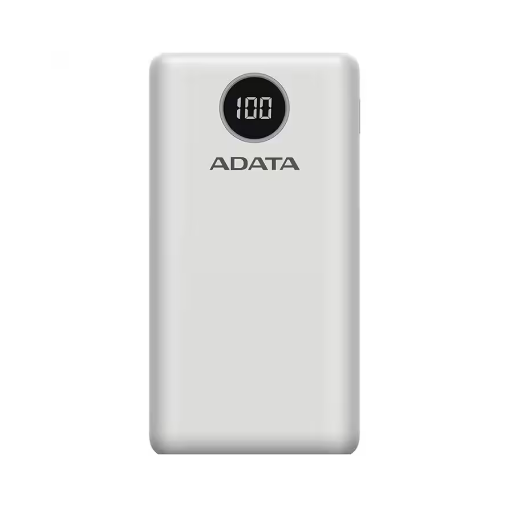 Cargador ADATA Power Bank 20000mAh, Blanco, P20000 AP20000QCD-DGT-CWH