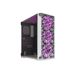 Gabinete Yeyian Hollow 2500 ATX, 3 Ventiladores ARGB, Malla, USB, Blanco (YGH-49704)