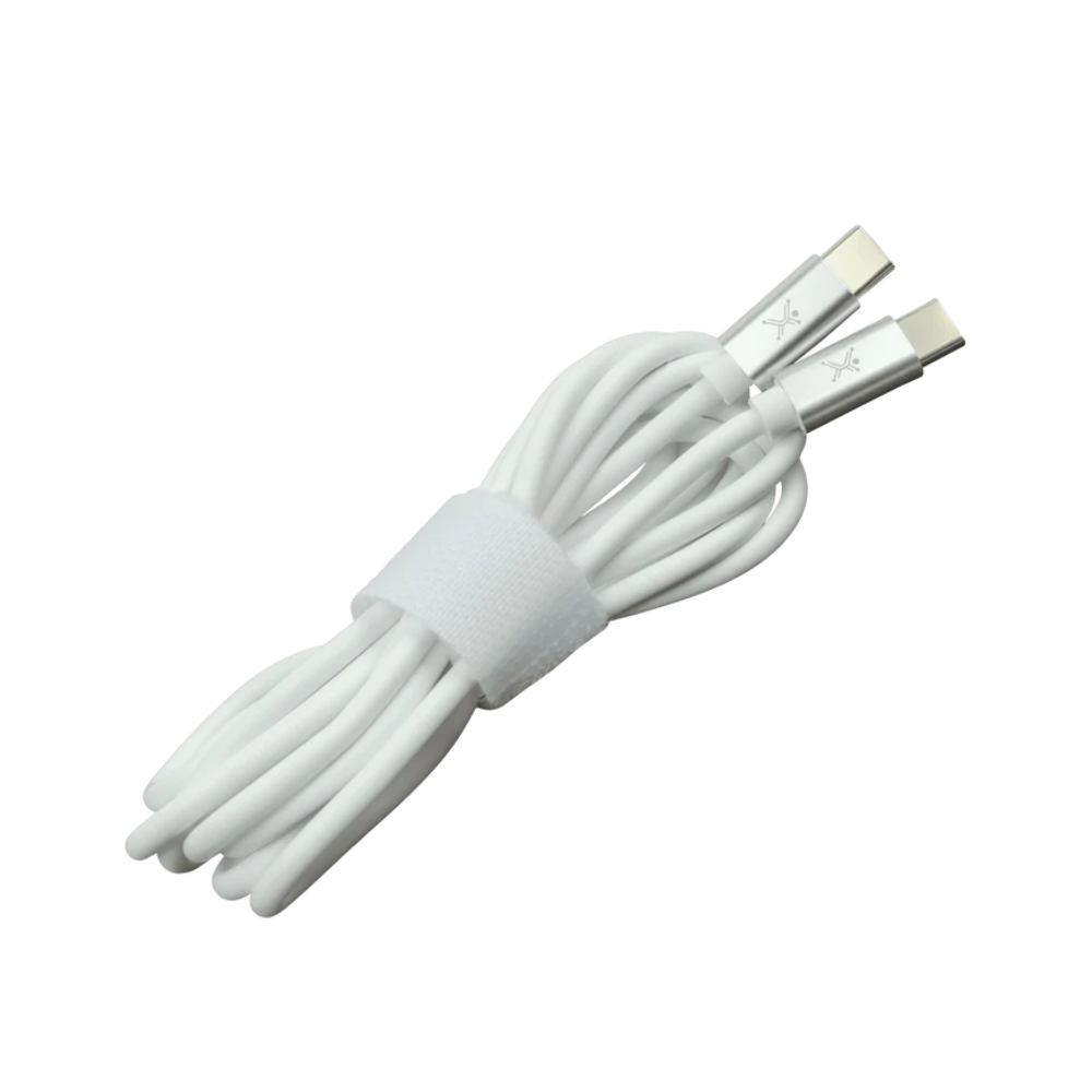 Cable Perfect Choice Tipo C a Tipo C, 2m, Color Blanco
