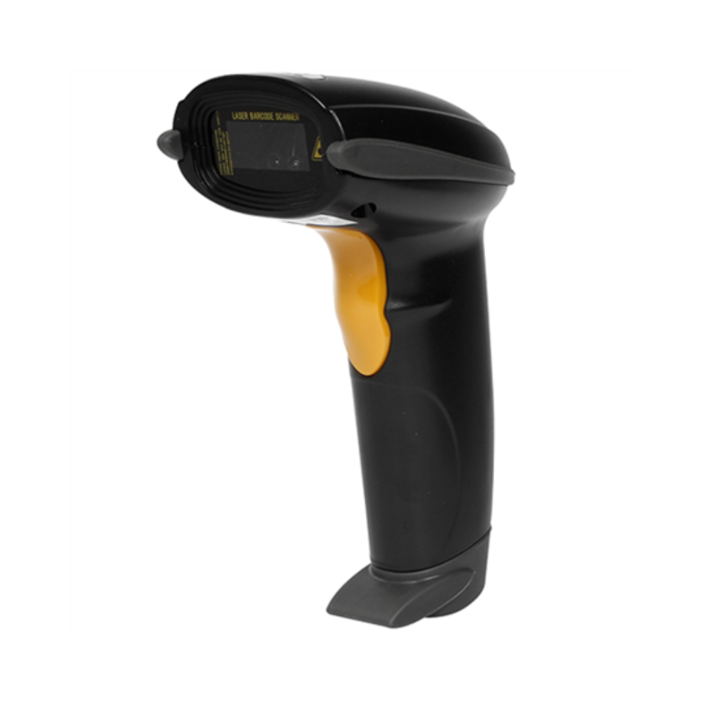 Lector de Código de Barras Nextep Alámbrico 1D USB con Base Ajustable Negro NE-500