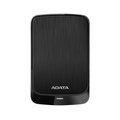 Disco duro externo Adata 1TB, 2.5", USB 3.2, HV320 Slim, color negro.