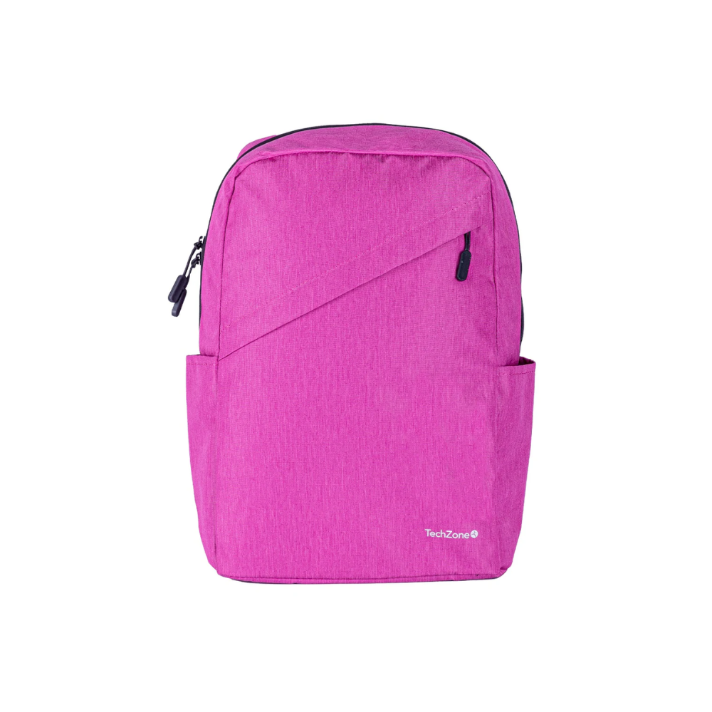 Mochila Backpack TechZone Classic TZLBP43015B-R para Laptop de 15.6" Rosa