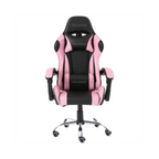 Silla Gamer Nextep Ergonómica Dragon XT Falkor Negro/Rosa Soporta 125 kg