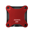 Unidad de Estado Solido Externo ADATA SD620 de 512GB, USB 3.2, Rojo.