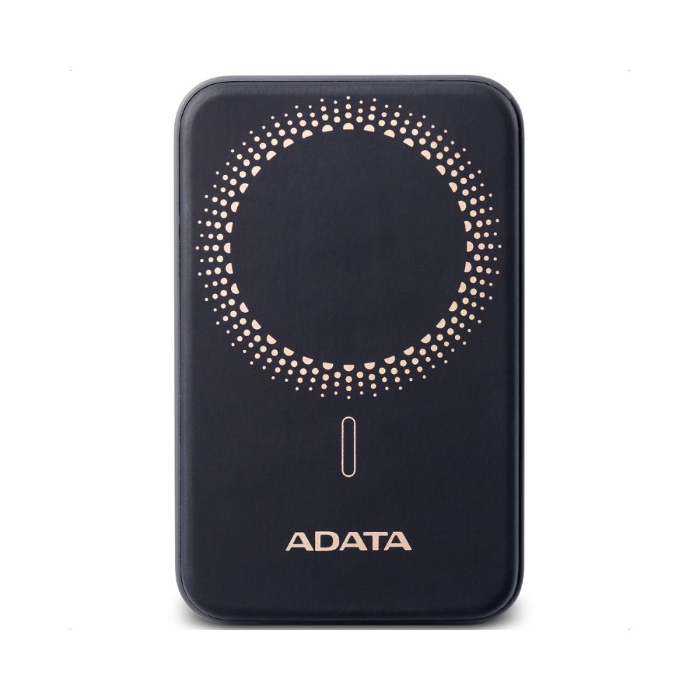 Cargador ADATA Power Bank 5000mAh, Negro, Magnetico (Carga Inalambrica), R050 PR050-11BK