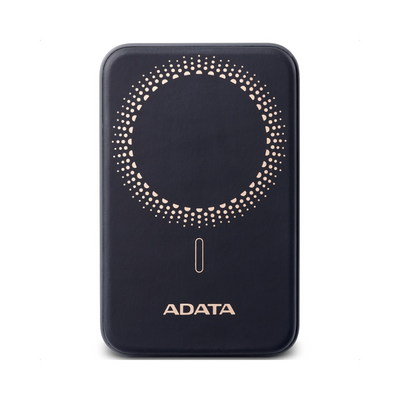 Cargador ADATA Power Bank 5000mAh, Negro, Magnetico (Carga Inalambrica), R050 PR050-11BK