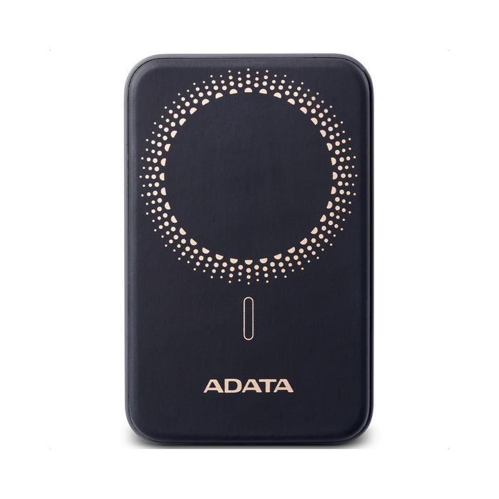 Cargador ADATA Power Bank 5000mAh, Negro, Magnetico (Carga Inalambrica), R050 PR050-11BK