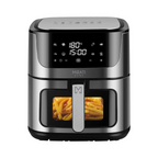 Freidora de Aire con Ventana Mirati Capacidad 8 Litros 1500W Temperatura de 80°C a 200°C