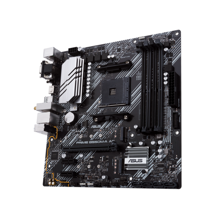 Tarjeta Madre ASUS Prime B550M-A AC Socket AM4 4xDDR4 HDMI / VGA / DVI ATX