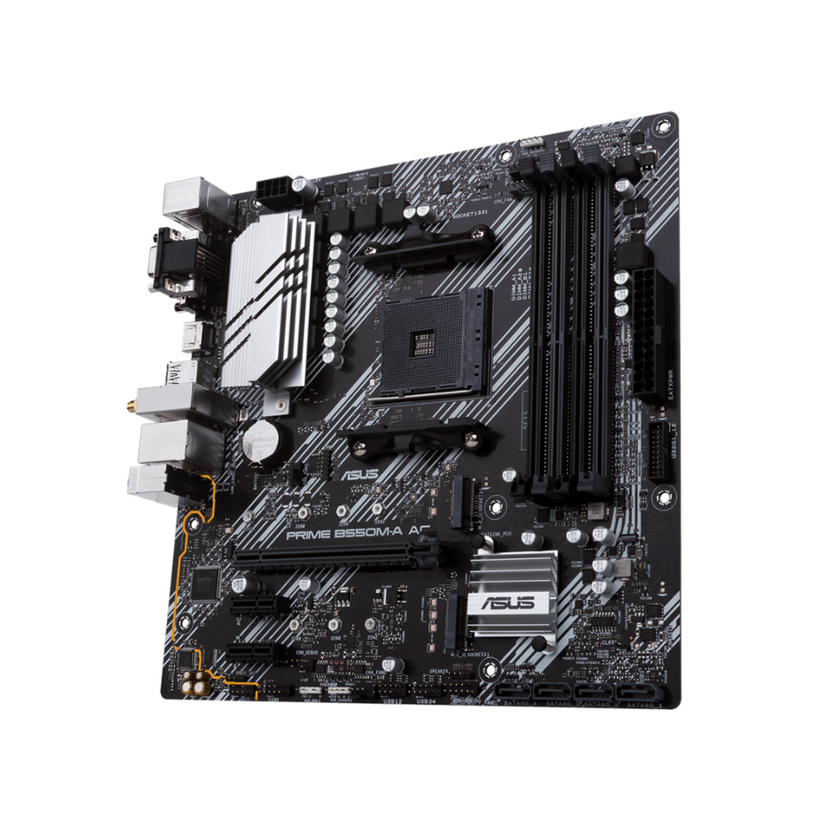 Tarjeta Madre ASUS Prime B550M-A AC Socket AM4 4xDDR4 HDMI / VGA / DVI ATX