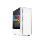 Gabinete Balam Rush Nyx GI730 Blanco Mini Torre Max MB ATX Panel Izquierdo Con Cristal Frente Sólido Con Ranura 1xUSB 3.0 3 Ventiladores RGB
