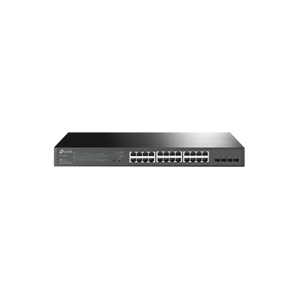 Switch PoE JetStream 24 Puertos Gigabit + 4 SFP, 250W, Administracion OMADA SDN
