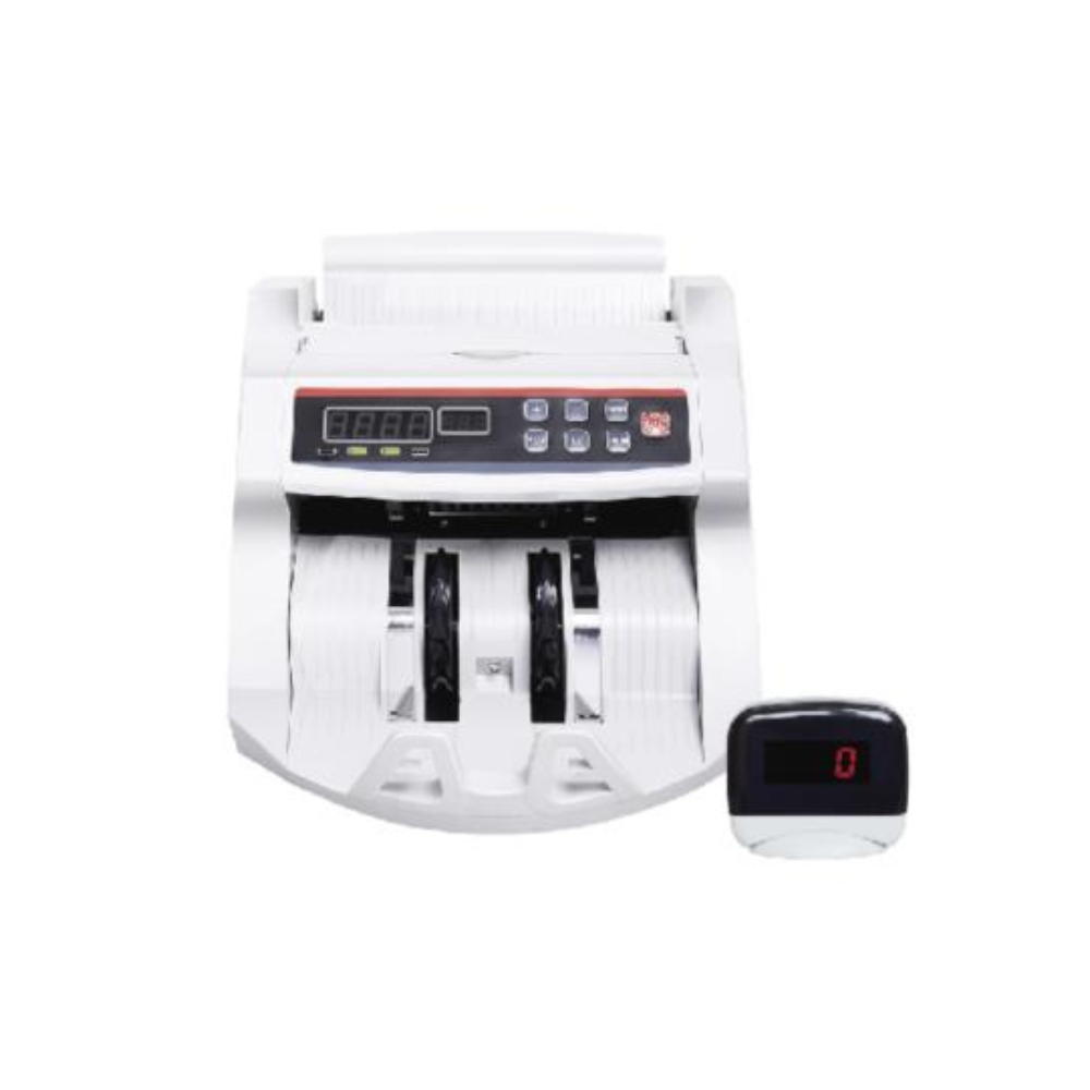 Contadora de Billetes Nextep con Detector Magnético y Ultravioleta, Blanca NE-206