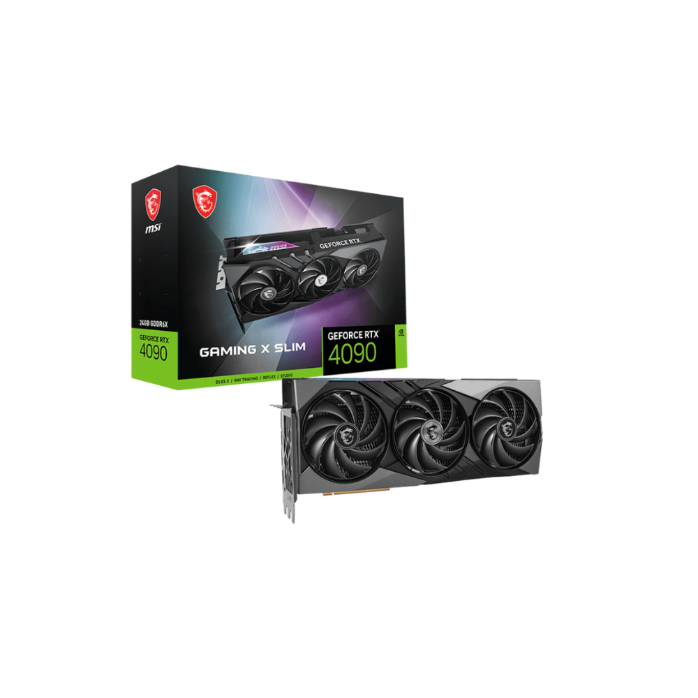 Tarjeta de Video MSI 24GB GeForce RTX 4090 Gaming Slim 3X Fan GDDR6X DLSS 3 HDMI/DP