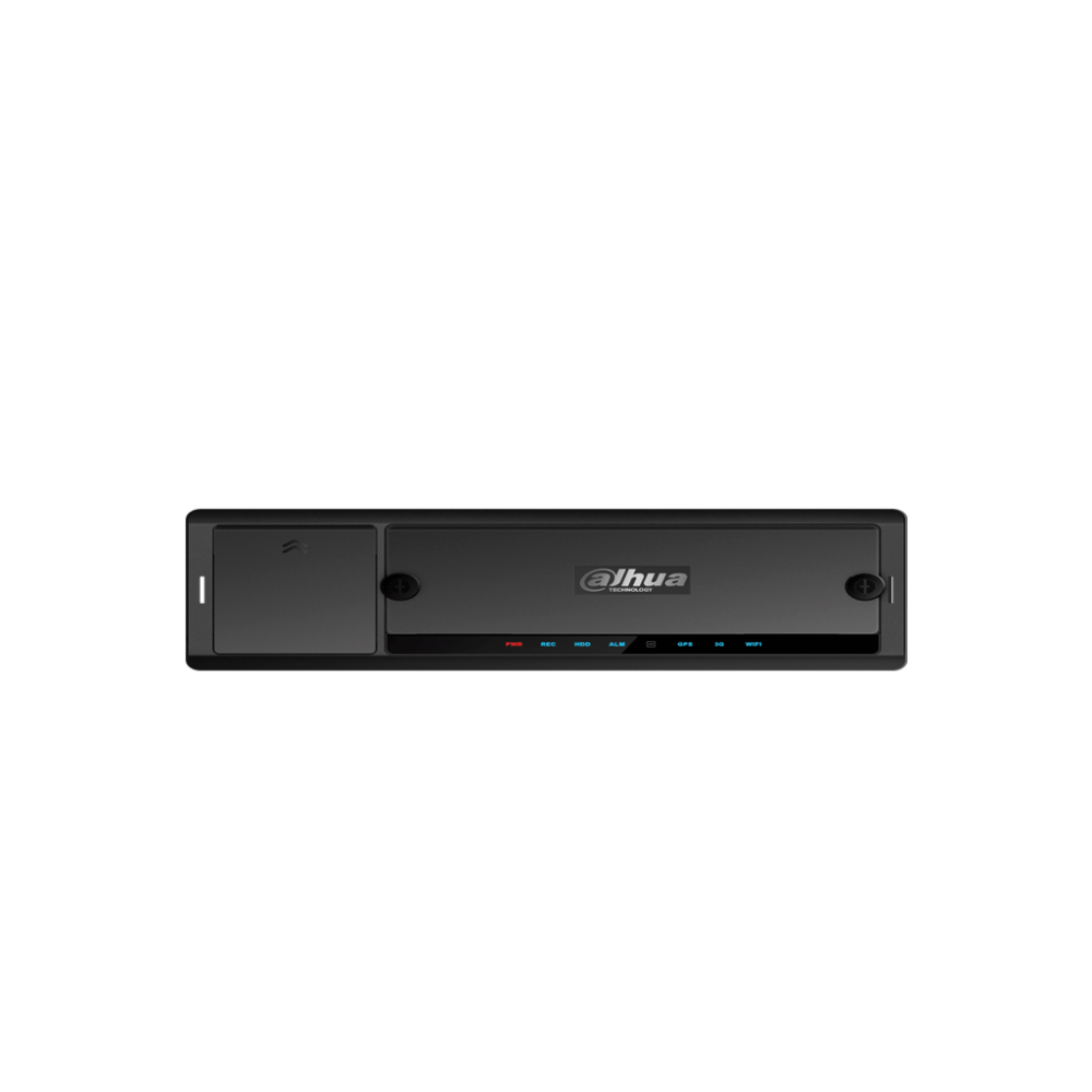 NVR Móvil Dahua MNVR8208-GFWI - 8 Canales, IA, 8 Puertos PoE, GPS, WiFi, 4G, Soporta 2 HDD de 2.5", Reconocimiento Facial y ANPR