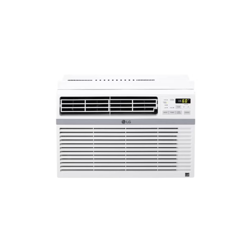 Aire Acondicionado LG Tipo Ventana 8,000 BTU/h Enfriamiento Temporizador Blanco