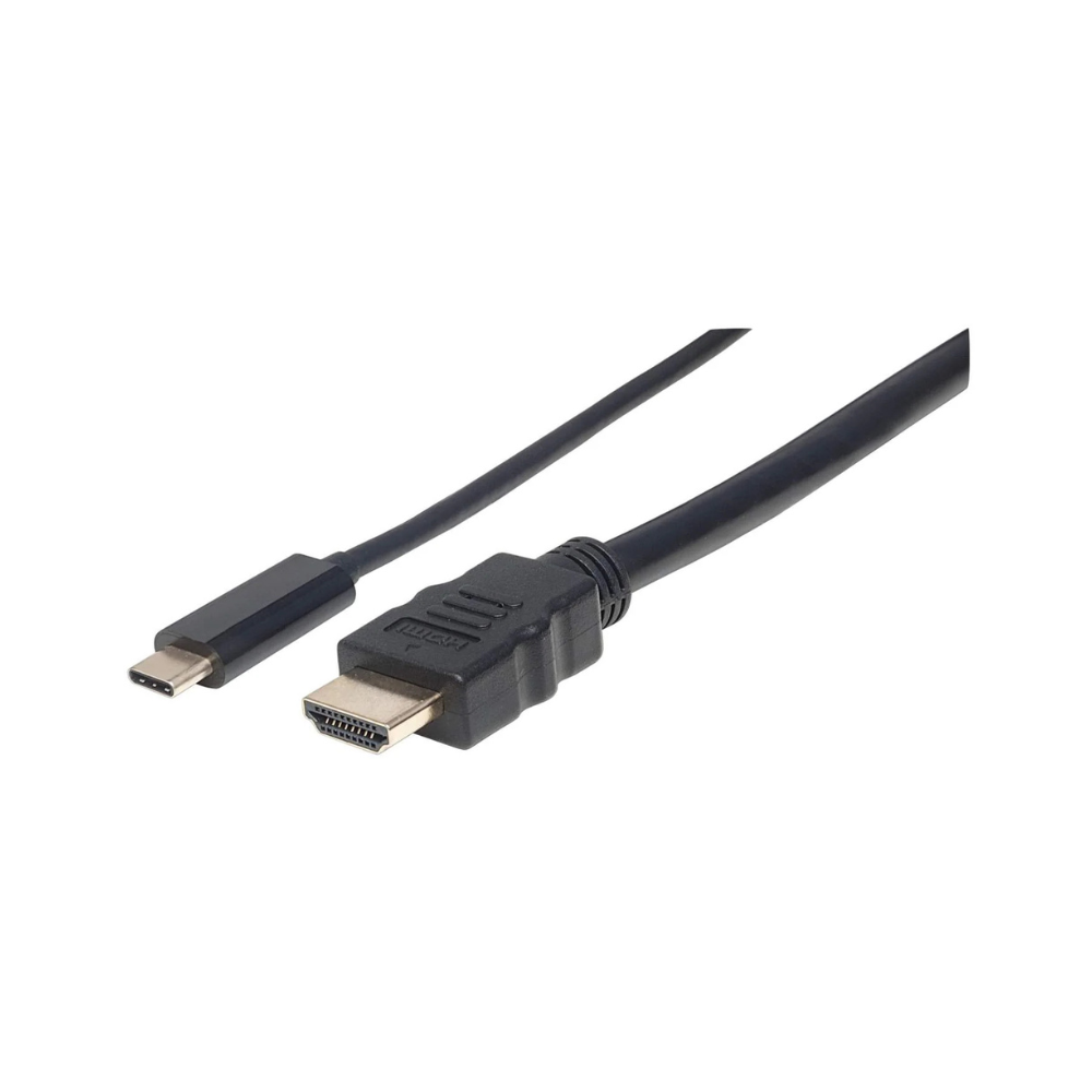 Cable USB Tipo C a HDMI M-M 1.0M V3.1 4K Manhattan (152235)