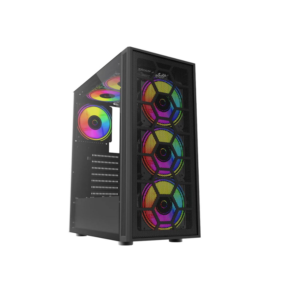 Gabinete Balam Rush Dragonfly II Mesh GM740 Negro