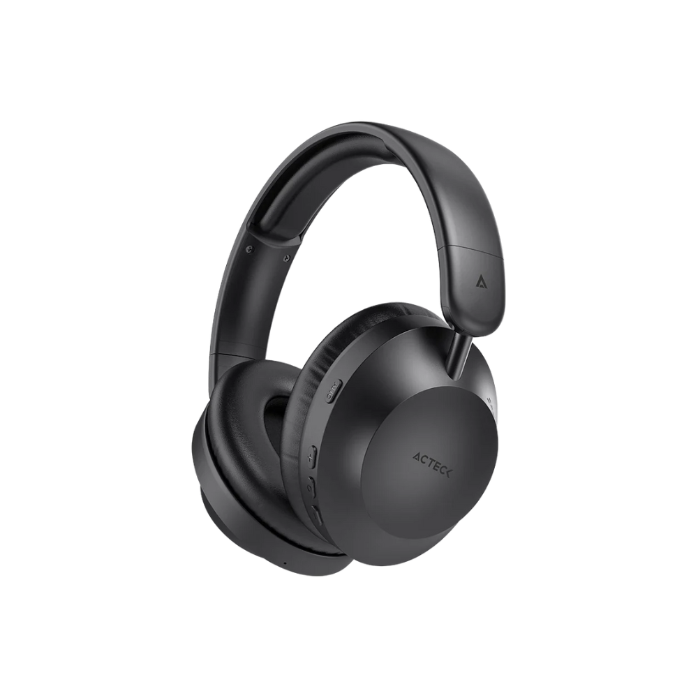 Audifonos Diadema Acteck TRITON PRO HP636 Negro Omnidireccional Bluetooth 5.4 y Conexion Aux