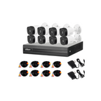 Kit Dahua 8 Canales, DVR Cooper-I WizSense IA, Cámaras B1A21 2MP 1080P, H.265+, Detección de Humanos y Vehículos, Accesorios Incluidos