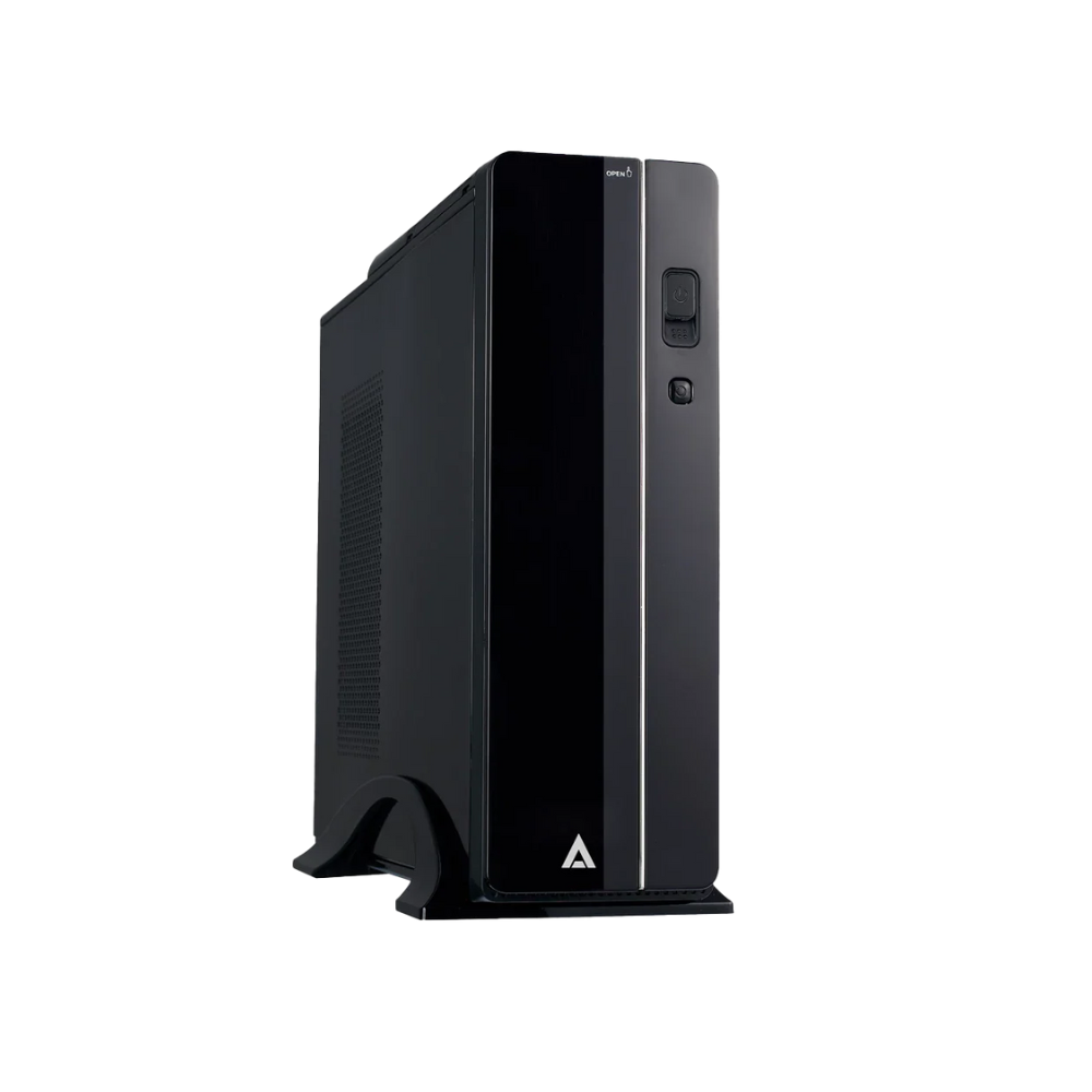Gabinete Acteck Slim Bern TD-510 Micro ATX 500W 24 Pin Negro — Modelo GAPC-301