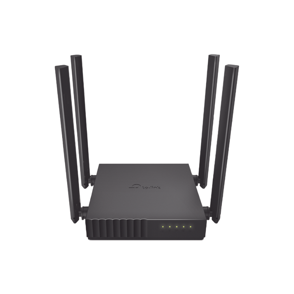 Router Inalámbrico Doble Banda AC 1200Mbps, 4 Antenas Externas, 4 Puertos LAN, 1 Puerto WAN, Versión 6