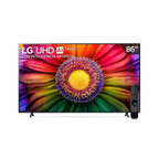 Televisión LED LG 86" Smart TV, UHD 3840 x 2160P, webOS, Active HDR, HDR10, 3 HDMI, 1 USB, Bluetooth 5.0, Compatible con Google Assistant, Alexa y AirPlay 2