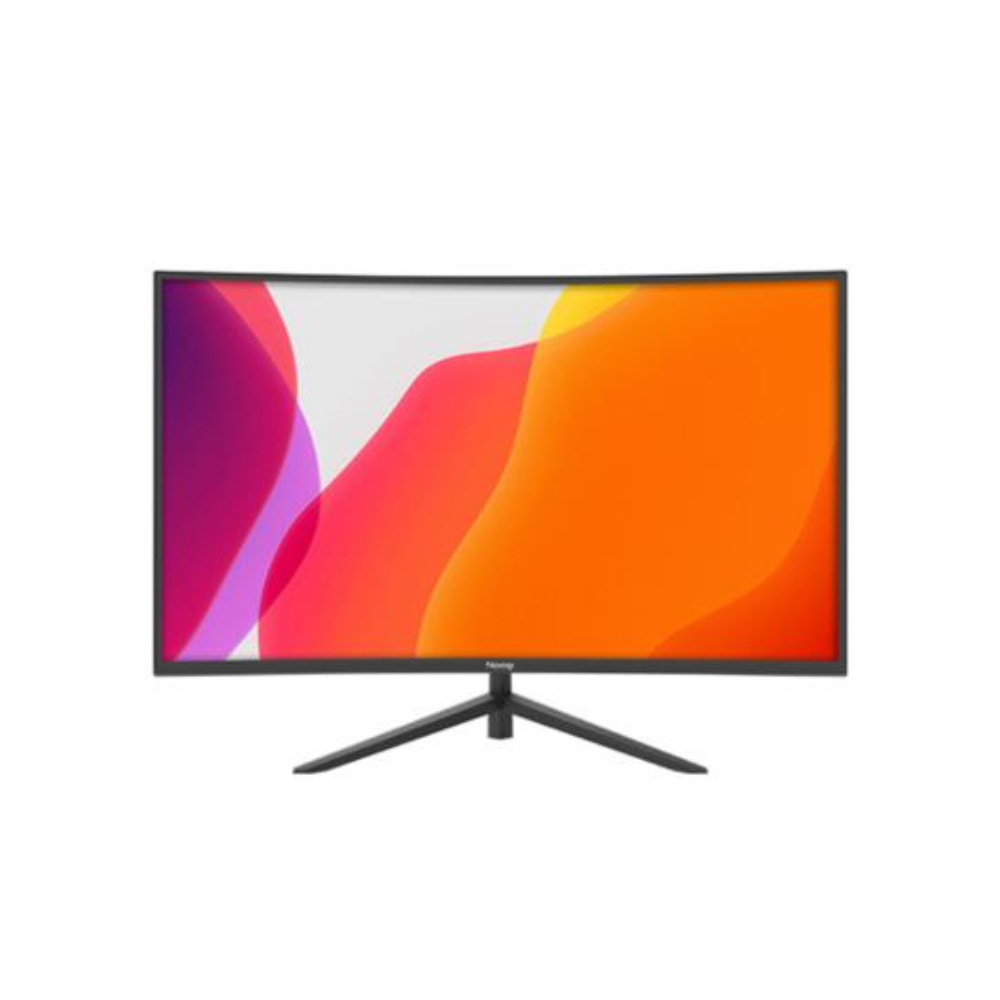 Monitor Nextep 27" Curvo FHD Panel Grado A HDMI/VGA Negro