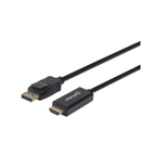 Cable Manhattan DisplayPort-HDMI M-M 1080P 3.0M Negro (153188)