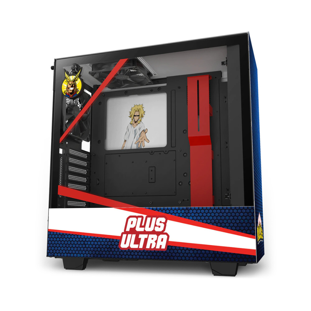 Gabinete NZXT H510i All Might Mid Tower ITX/Micro ATX/ATX, Azul CA-H510I-MH-AM