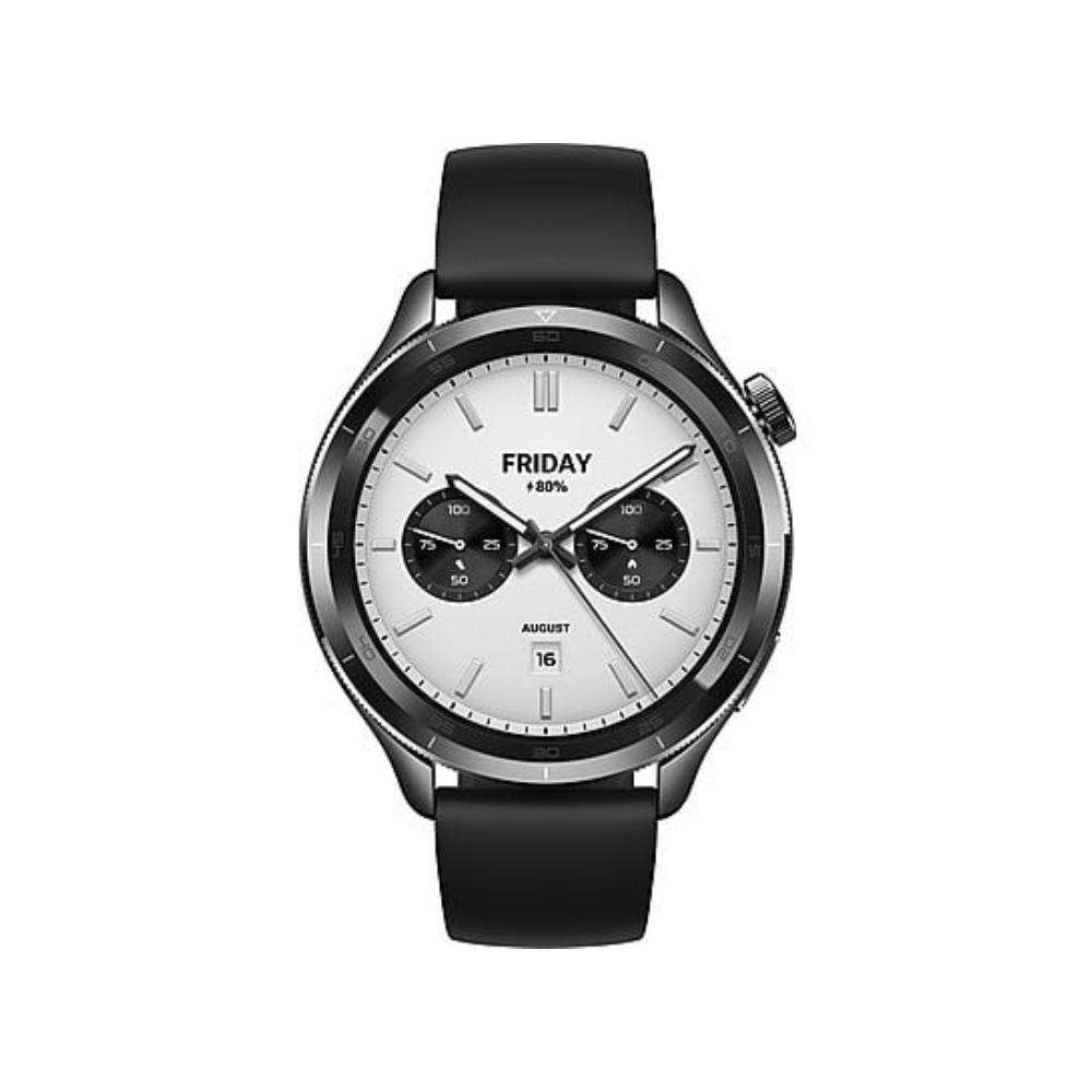 Smartwatch Xiaomi Watch S4, 1.43", 466x466 Píxeles, HyperOS 2, Bluetooth 5.3, Resistente al Agua, Color Negro