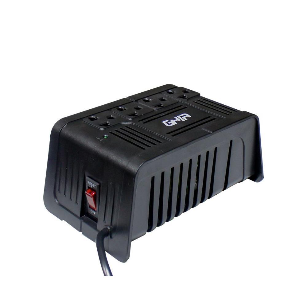 Regulador de Voltaje GHIA 1000VA 400W 4 Salidas