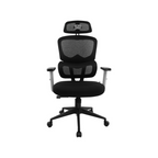 Silla Gaming Start The Game - Reclinable con Descansabrazos 1D, Negra, Malla (CGM-400-BK)