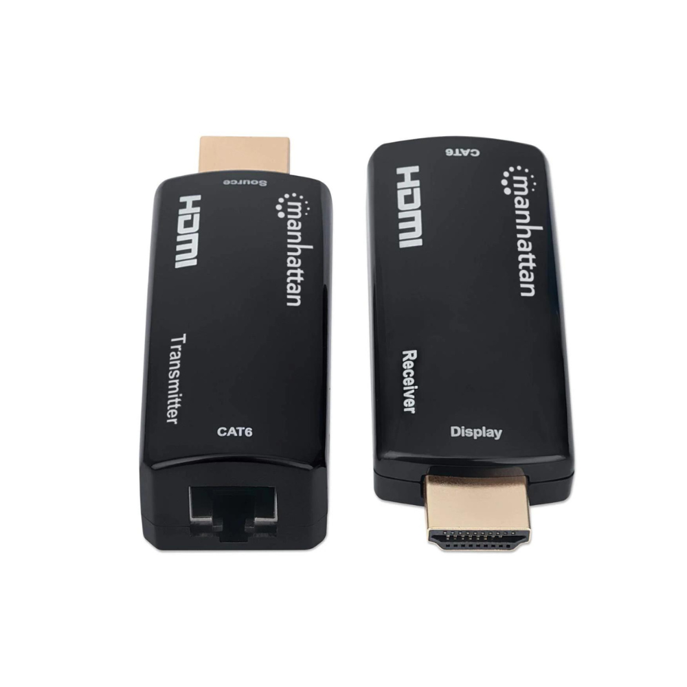 Kit Extensor Manhattan Compacto HDMI 1080P 60Hz Ethernet 60M (207539)