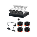 Kit Dahua 4 Canales 2MP, DVR Cooper-I WizSense con IA, H.265+, 4 Cámaras B1A21, Incluye Cables DH-PFM942I-20-5, SMD Plus, Búsqueda de Humanos y Vehículos