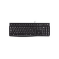 Teclado Logitech K120 Alambrico USB Plug & Play Negro (920-004422)