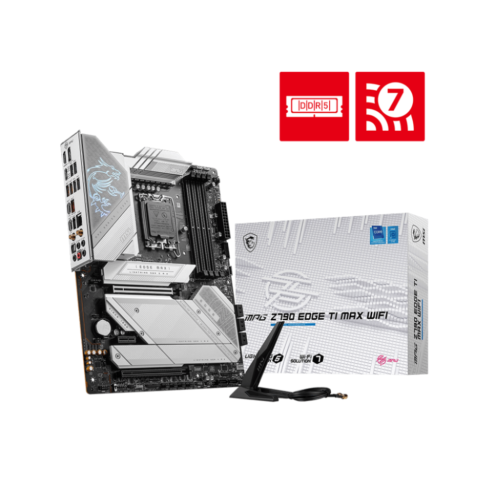 Tarjeta madre MSI MPG Z790 Edge TI MAX Wifi socket 1700 12/13/14a Gen 4xDDR5 HDMI DP ATX