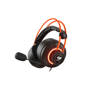 Audífonos Cougar Immersa Pro Prix USB 7.1 RGB con Micrófono Negro/Naranja