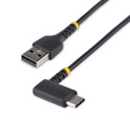 Cable USB-A a USB-C 1m Acodado Recto Carga Rapida Alta Resistencia StarTech.com Mod. R2ACR-1M-USB-CABLE