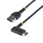 Cable USB-A a USB-C 1m Acodado Recto Carga Rápida Alta Resistencia StarTech.com Mod. R2ACR-1M-USB-CABLE