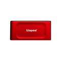 Unidad de Estado Solido Externo Kingston SXS1000R de 2TB, Portable Rojo, USB 3.2 Gen 2, 1050Mb/seg.