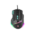 Mouse Gamer GETTTECH GPM-RGBWR-G1-BK 7200 DPI RGB USB Negro/Azul