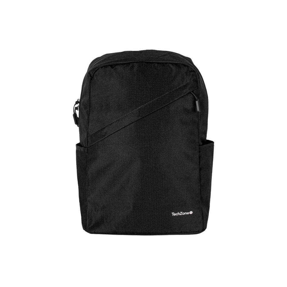 Mochila Backpack TechZone Classic TZLBP43015B-N para Laptop de 15.6" Negra