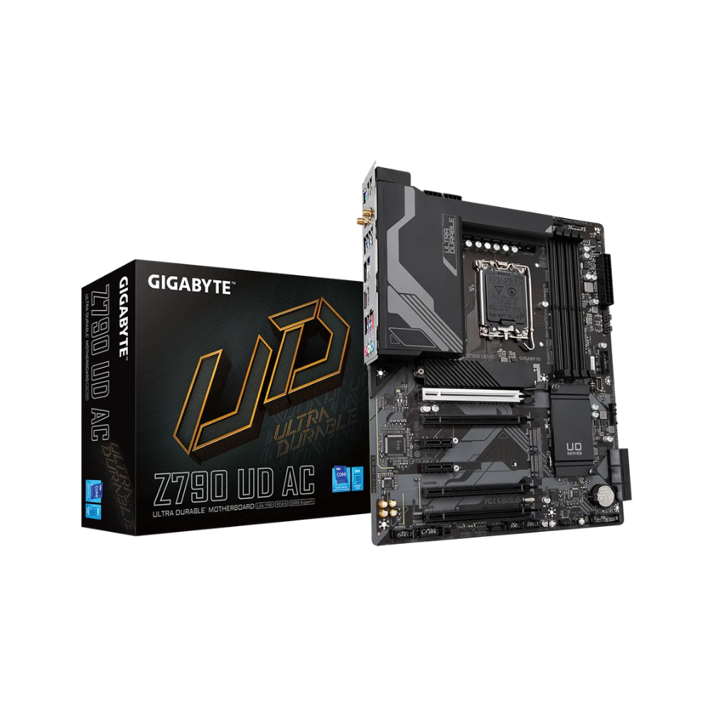 Tarjeta madre Gigabyte Z790 UD AC socket 1700 12/13/14a Gen 4xDDR5 1xHDMI 1xDP USB C WiFI