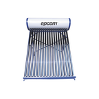 Bóiler Solar 180L, Baja Presión, 18 Tubos Vacío, Termotanque Inoxidable, Resistente a Granizo, Ánodo de Magnesio