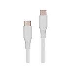 Cable Vorago USB Tipo C a USB Tipo C 1M Carga Rápida Blanco (CAB-CC01W)