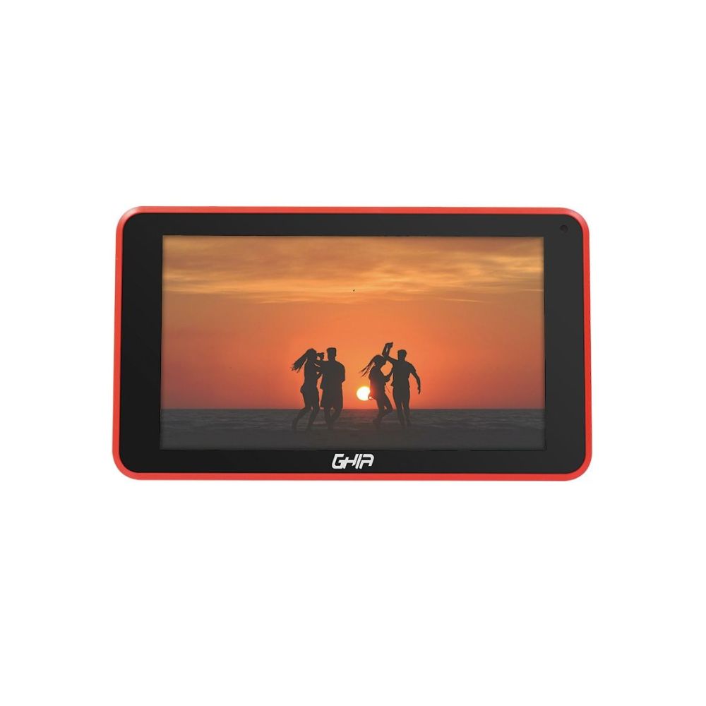 Tablet Ghia A7 WiFi, Quad Core A133, 2GB RAM, 16GB, Doble Cámara, WiFi, Bluetooth, 2100mAh, Android 11, Roja