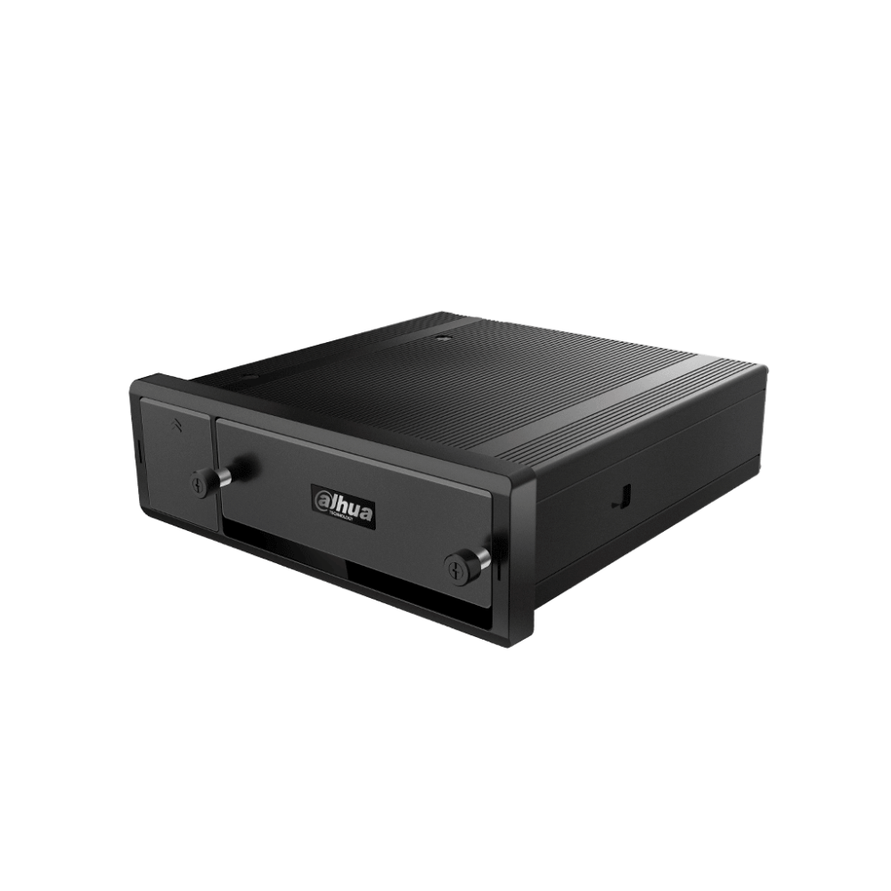 DVR Móvil Dahua DHI-MXVR4104-GFWI - 4 Canales HDCVI 1080p + 4 Canales IP, H.265, GPS, 4G, WiFi, Soporta 1 HDD de 2.5"